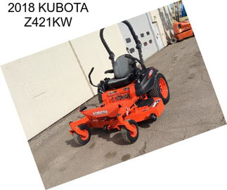 2018 KUBOTA Z421KW