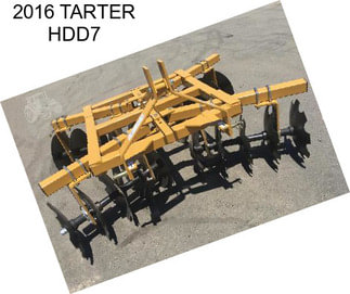 2016 TARTER HDD7