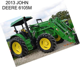 2013 JOHN DEERE 6105M