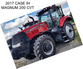 2017 CASE IH MAGNUM 200 CVT