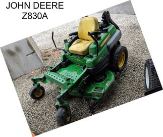 JOHN DEERE Z830A