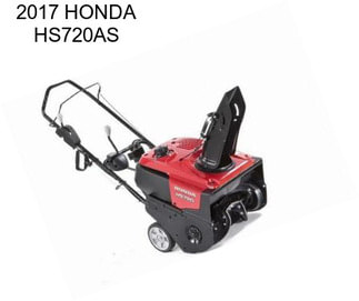 2017 HONDA HS720AS