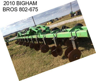 2010 BIGHAM BROS 802-675