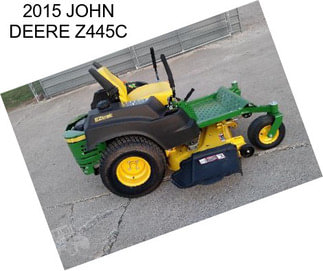 2015 JOHN DEERE Z445C