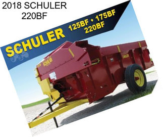 2018 SCHULER 220BF