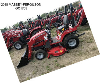 2018 MASSEY-FERGUSON GC1705