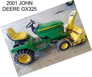 2001 JOHN DEERE GX325