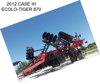 2012 CASE IH ECOLO-TIGER 870