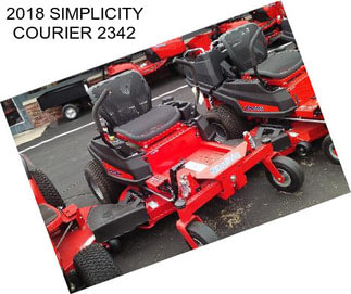 2018 SIMPLICITY COURIER 2342