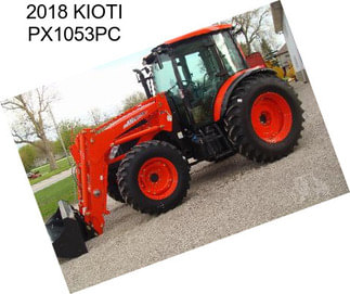 2018 KIOTI PX1053PC