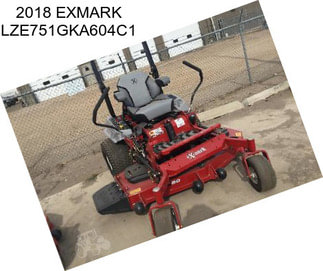 2018 EXMARK LZE751GKA604C1