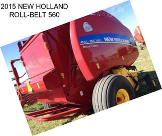 2015 NEW HOLLAND ROLL-BELT 560