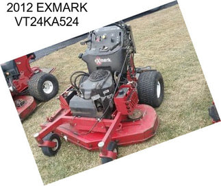 2012 EXMARK VT24KA524