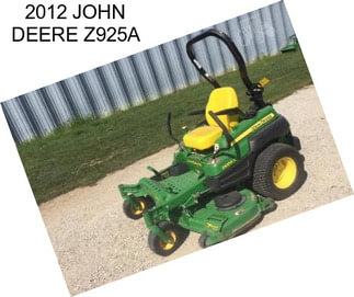 2012 JOHN DEERE Z925A