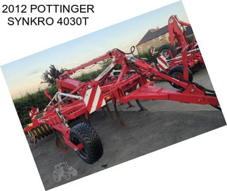 2012 POTTINGER SYNKRO 4030T