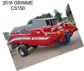 2016 GRIMME CS150