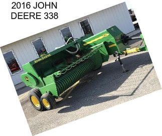 2016 JOHN DEERE 338