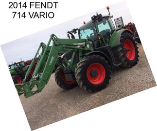 2014 FENDT 714 VARIO