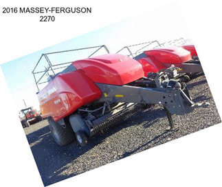 2016 MASSEY-FERGUSON 2270