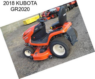 2018 KUBOTA GR2020