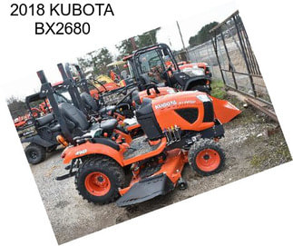 2018 KUBOTA BX2680