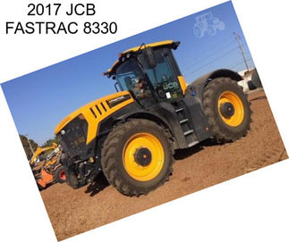 2017 JCB FASTRAC 8330