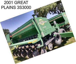 2001 GREAT PLAINS 3S3000