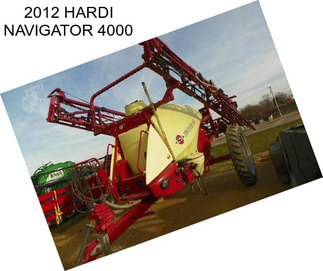 2012 HARDI NAVIGATOR 4000