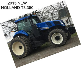 2015 NEW HOLLAND T8.350