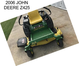 2006 JOHN DEERE Z425