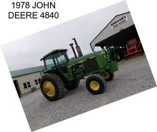 1978 JOHN DEERE 4840