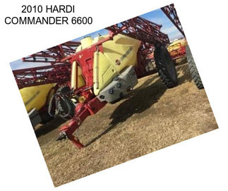 2010 HARDI COMMANDER 6600