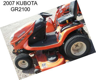 2007 KUBOTA GR2100