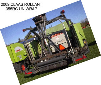 2009 CLAAS ROLLANT 355RC UNIWRAP