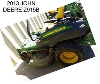 2013 JOHN DEERE Z915B