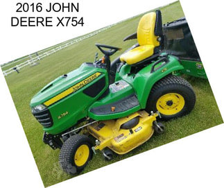 2016 JOHN DEERE X754