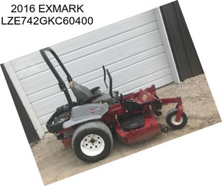 2016 EXMARK LZE742GKC60400