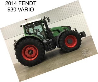 2014 FENDT 930 VARIO