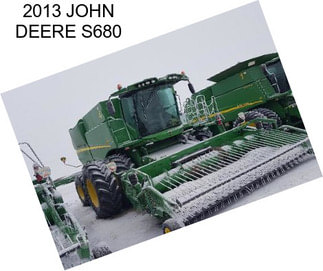 2013 JOHN DEERE S680