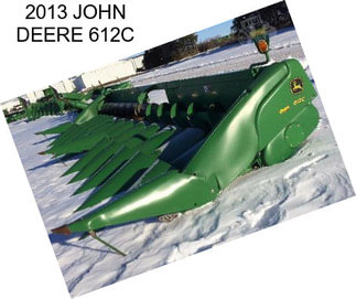 2013 JOHN DEERE 612C