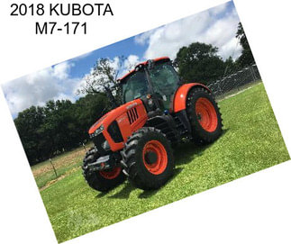 2018 KUBOTA M7-171