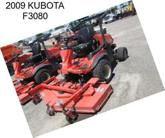 2009 KUBOTA F3080