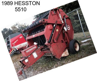 1989 HESSTON 5510