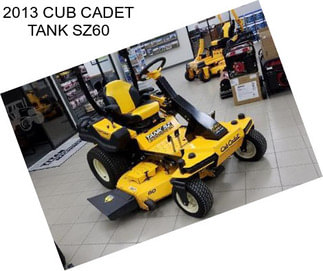 2013 CUB CADET TANK SZ60