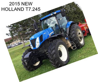 2015 NEW HOLLAND T7.245