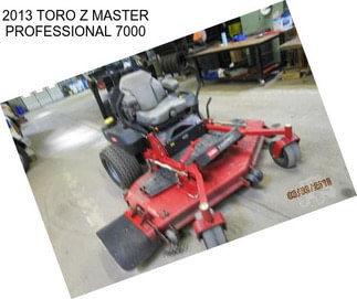 2013 TORO Z MASTER PROFESSIONAL 7000