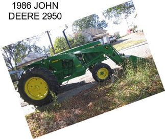 1986 JOHN DEERE 2950