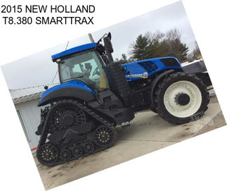 2015 NEW HOLLAND T8.380 SMARTTRAX