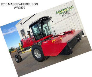 2016 MASSEY-FERGUSON WR9870