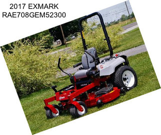 2017 EXMARK RAE708GEM52300